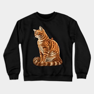 Cat Tarot Feline Fate Foreseen Crewneck Sweatshirt